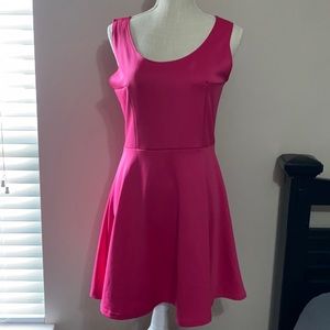 Pink sleeveless dress